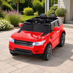 Kids Electric Ride On Car 12V SUV Remote Control Toy Red Pedal Powered