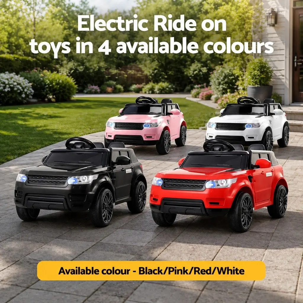 Kids Ride On Car Electric 12V Remote Control Red Pedal Powered SUV
