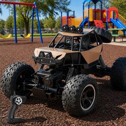 Kids Remote Control Car 4WD Off-Road Truck Electric Vehicle Toy 1:16 Scale