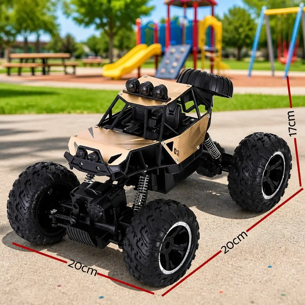 Kids Remote Control Car 4WD Off-Road Truck Electric Vehicle Toy 1:16 Scale