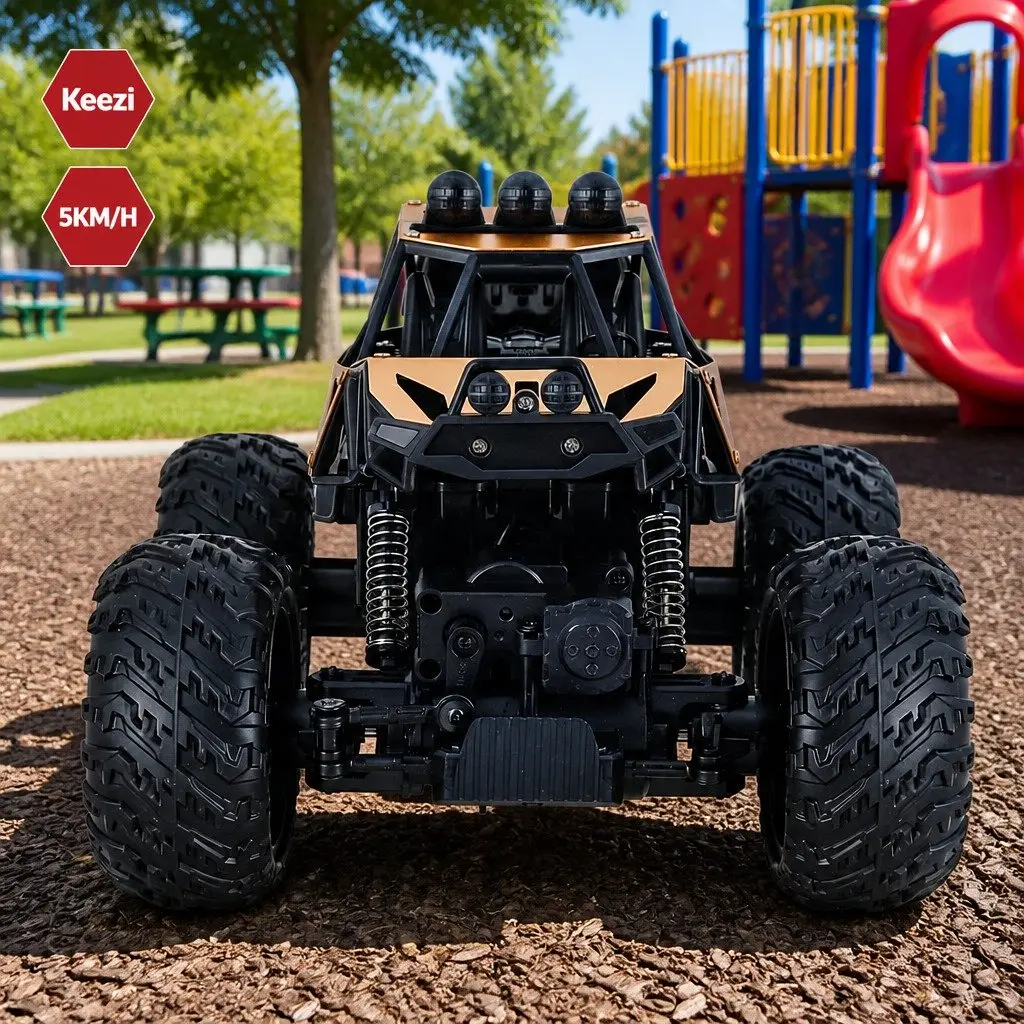 Kids Remote Control Car 4WD Off-Road Truck Electric Vehicle Toy 1:16 Scale