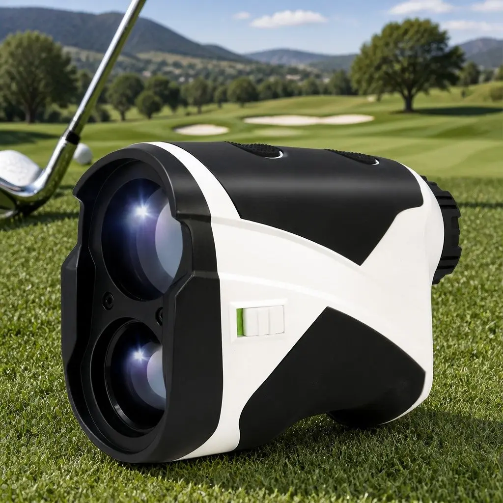 Golf Rangefinder Laser Distance 700M Slope Compensation Vibration Alert White