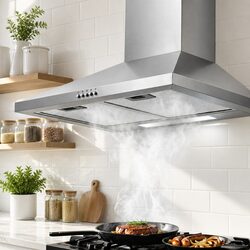 Range Hood 600mm Wall Mounted Kitchen Cooktop Stainless Steel Extraction Fan