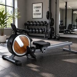 Magnetic Rowing Machine 16 Level Resistance Home Cardio Fitness Workout Foldable