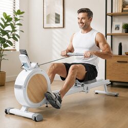 Magnetic Rowing Machine Home Gym Equipment 16 Resistance Levels Bluetooth App