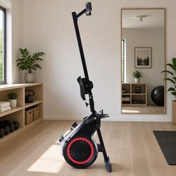 Rowing Machine 16 Resistance Levels Foldable Magnetic Rower Home Cardio Workout
