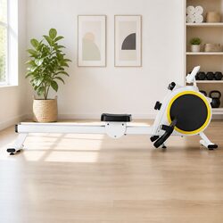 Rowing Machine 16 Resistance Levels Magnetic Rower Home Gym Cardio Fitness