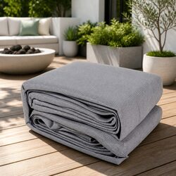 Triangle Shade Sail 6x6x6M Grey Outdoor Patio Pool Garden Sunshade UV Protection
