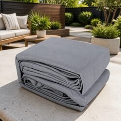 Shade Sail 5x6m Rectangle Grey 280GSM UV Protection Outdoor Patio Pool Cover