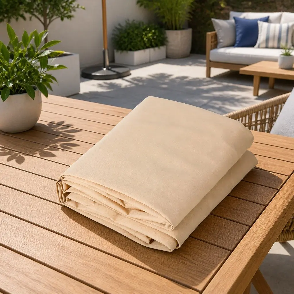 Waterproof Shade Sail Rectangle 2x4m Sand UV Block Outdoor Canopy