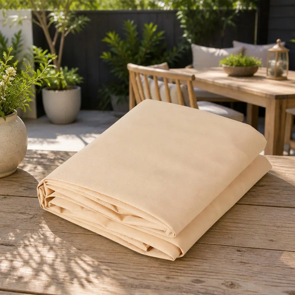 Rectangle Shade Sail Waterproof UV Protection 4x5m Sand Beige