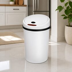 Sensor Bin Motion Automatic Trash Can Kitchen Rubbish 9L White Hands Free