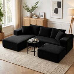 Modular Sofa Bed with Ottoman Sectional Lounge Couch Living Room Furniture