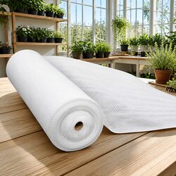 Shade Cloth 1.83m x 10m Roll Heavy Duty White UV-Stabilised Garden Greenhouse