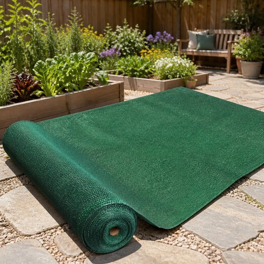 Shade Cloth 3.66x20m Heavy Duty Green 90 Percent UV Stabilised for Garden and Agricultural Use
