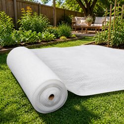 Shade Cloth 50% UV Block 3.66m x 30m Roll Heavy Duty White Greenhouse Garden