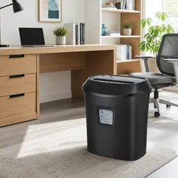Electric Paper Shredder 10 A4 Sheet Cross-Cut Home Office Document Destroyer