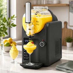 5in1 Slushie Machine Ice Cream Maker 2L Grey Soft Serve Frozen Drink Kitchen