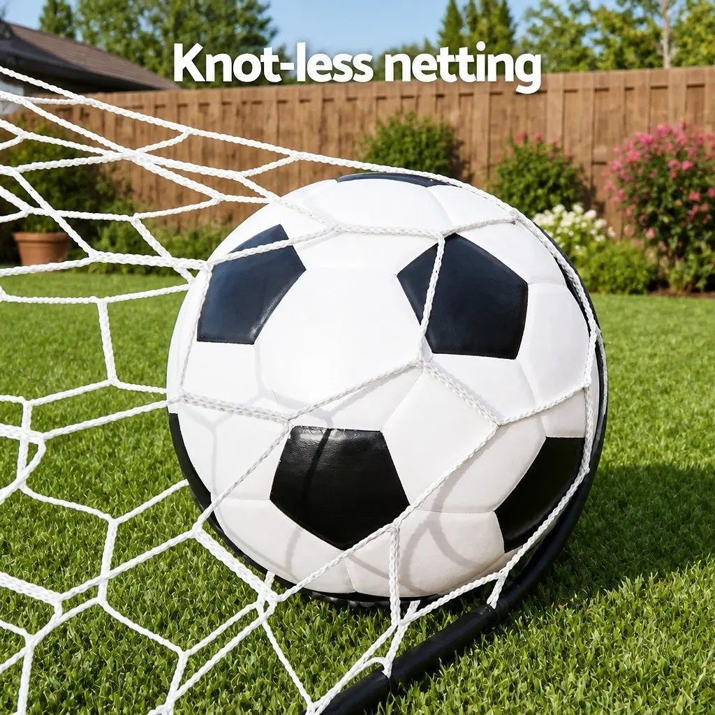Portable Soccer Goal Net Training Target Rebound Practice Green