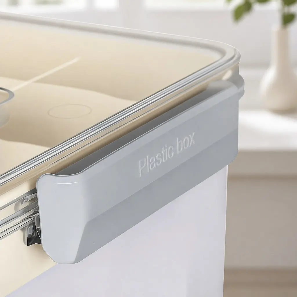 Medical Storage Box Dual Layer Transparent Organizer for Medications and Health Supplies
