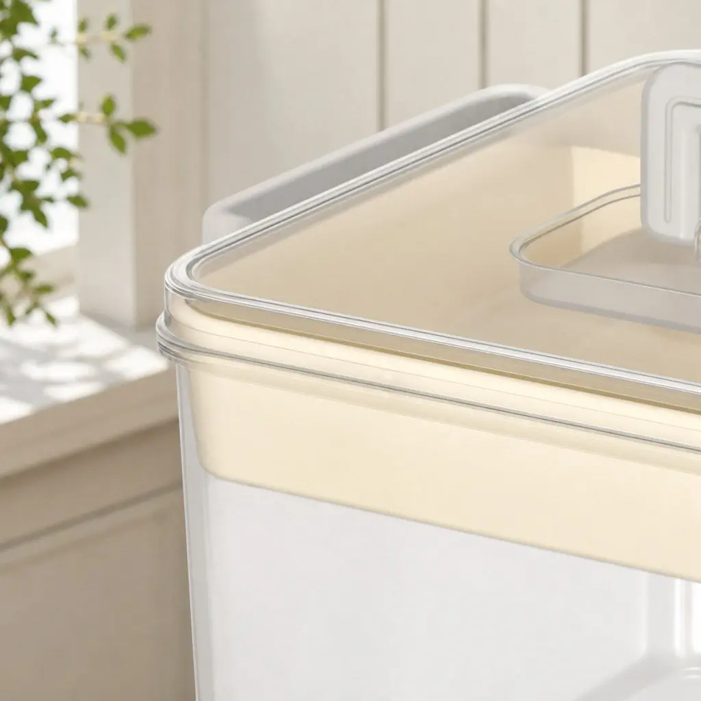 Medical Storage Box Dual Layer Transparent Organizer for Medications and Health Supplies
