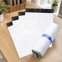 100x Poly Post Mailer Plastic Satchel Bags Self Sealing Puncture Tear