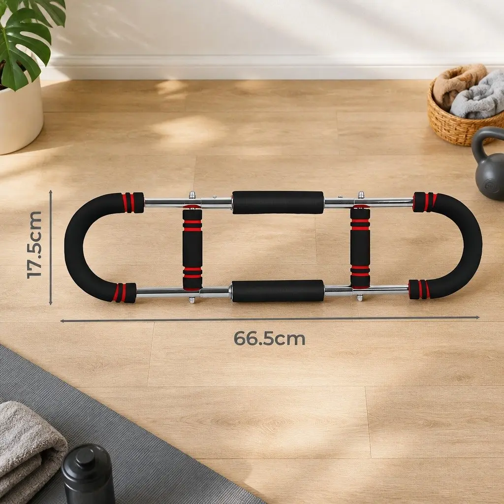 Arm Trainer Power Twister Adjustable Resistance 30kg to 50kg Black and Red