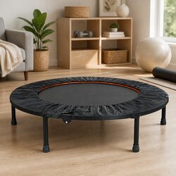 40 Inch Mini Trampoline Round Exercise Rebounder Foldable Home Gym Fitness