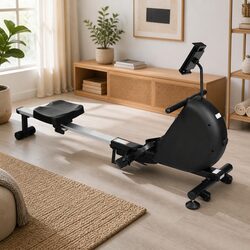 Smart Rowing Machine Self-Powered Electric Telescopic Rail Magnetic Resistance