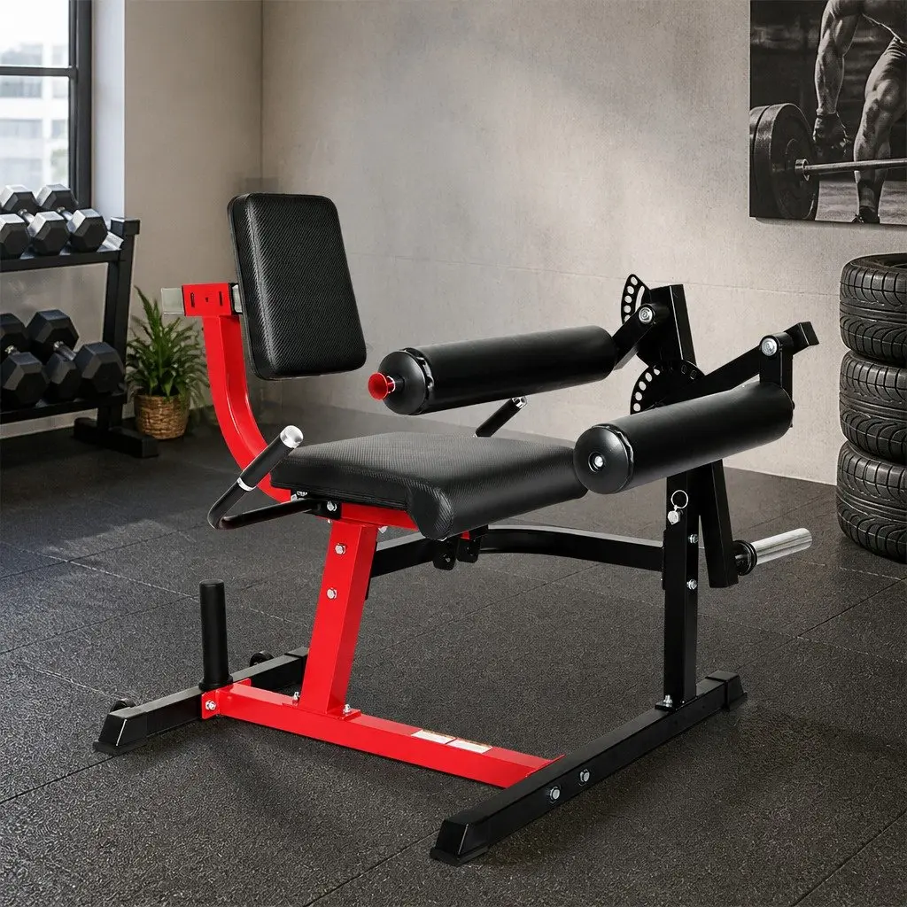 Leg Extension Curl Machine Plate Loaded Home Gym Equipment Lower Body Workout
