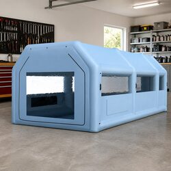 Inflatable Spray Paint Booth 8.5x4.6m Tent Car Auto Painting Filter System 2