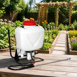 15L Knapsack Backpack Sprayer Garden Spray Pump Pesticide Herbicide Four Nozzles