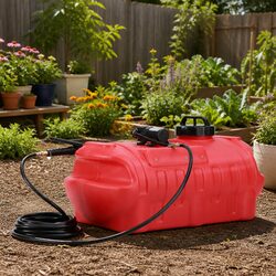 50L ATV Weed Sprayer Pump Boom Spot Spray Tank Garden Quad Bike Herbicide Red