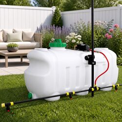 Weed Sprayer 100L Tank 12V Garden Spray Boom Adjustable Nozzle ATV Quad Mounted