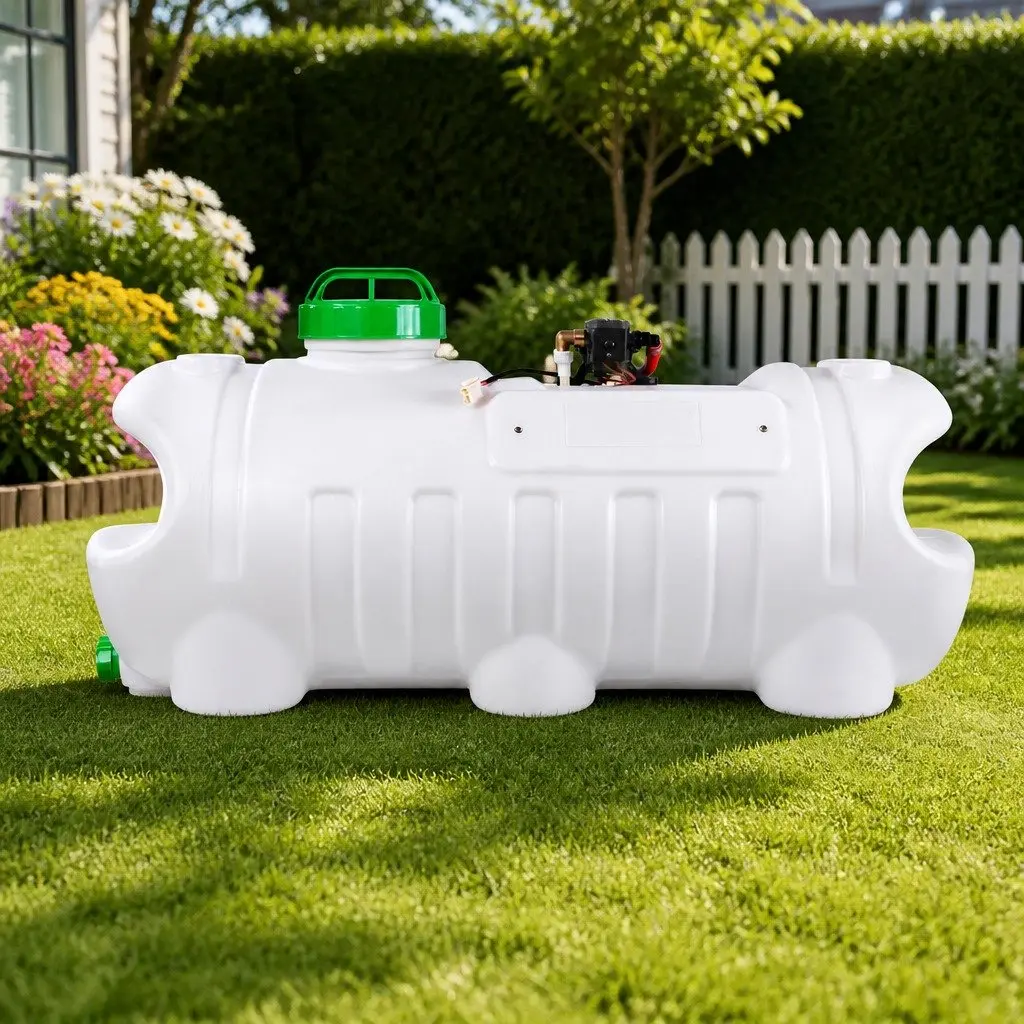 100L Electric ATV Weed Sprayer Self-Priming Pump 12V Black Garden Spray Tank with Hose Nozzles