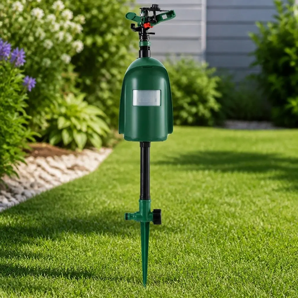 Outdoor Water Sprinkler Animal Deterrent Motion Sensor Garden Pest Repeller