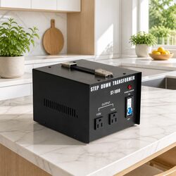 Step Down Transformer 1000W 240V to 110V Converter Australian Plug Power