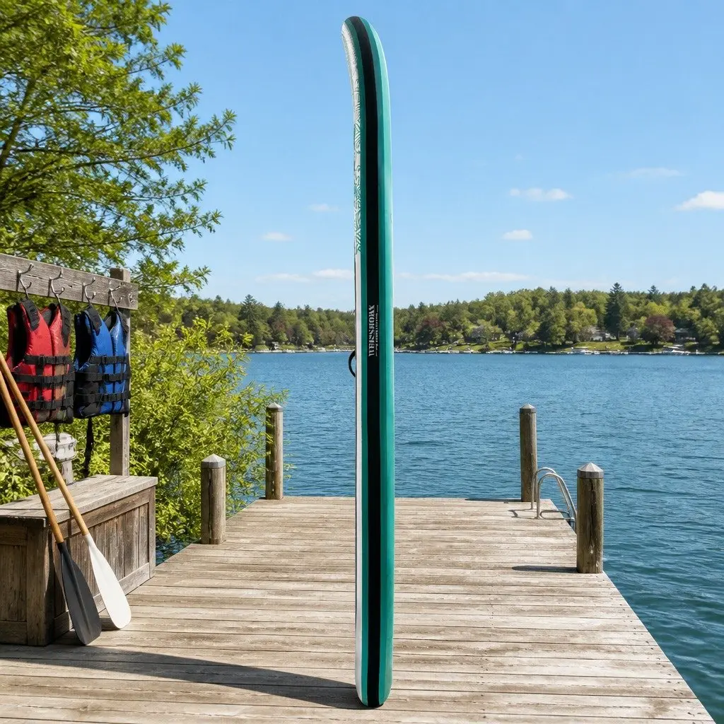 Inflatable Stand Up Paddle Board 10.6ft SUP Surfboard Paddleboard Kayak Green