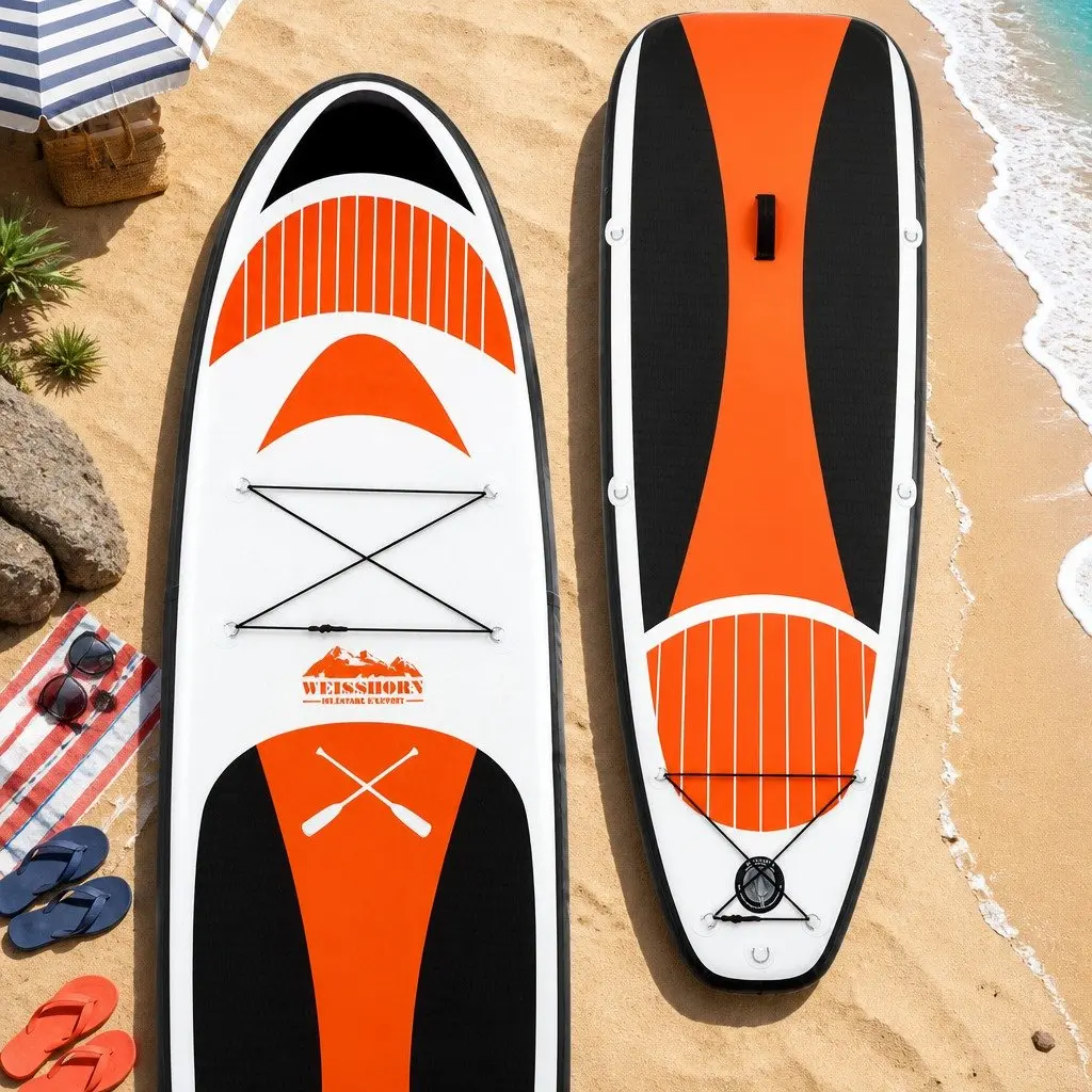Stand Up Paddle Board 11ft Inflatable SUP Surfboard with Adjustable Paddle