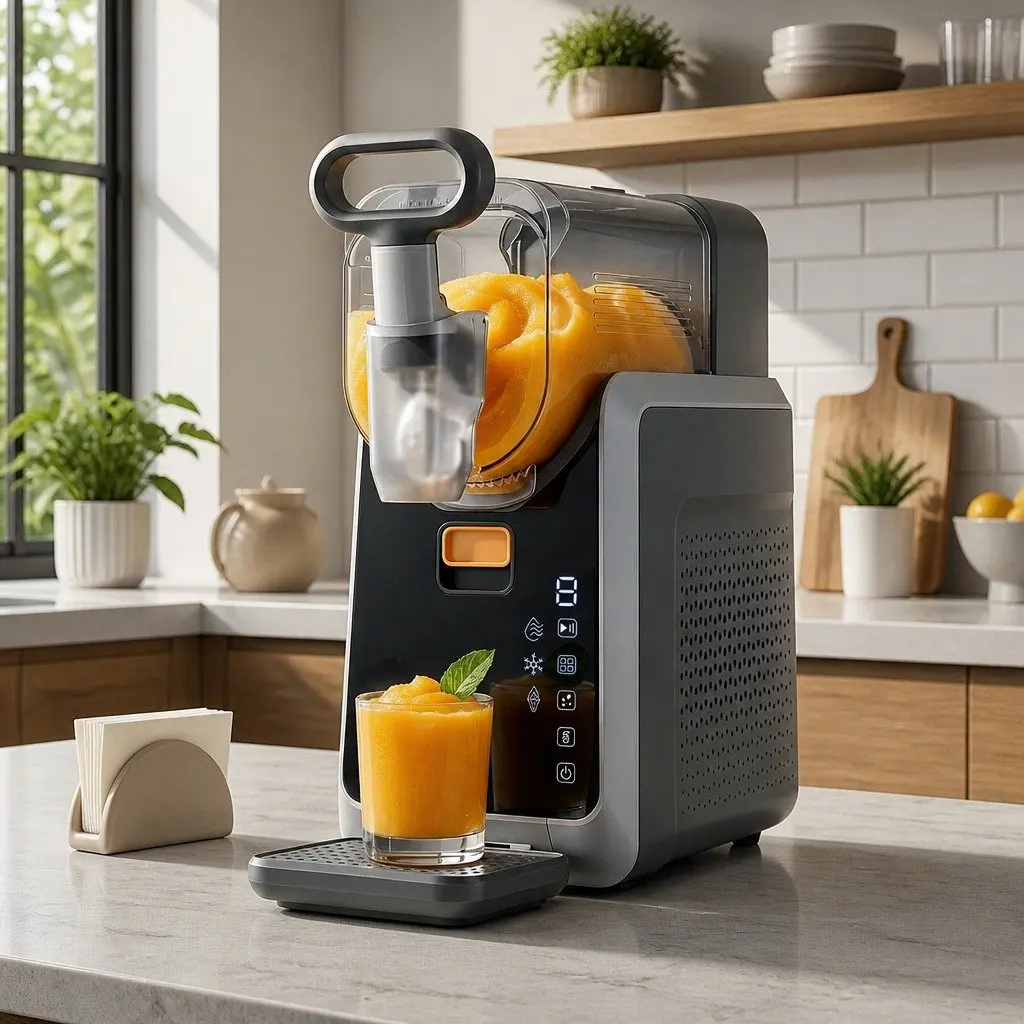 Slushie Machine 2L Touchscreen Frozen Drink Maker Grey Home Appliance