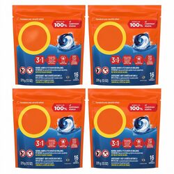 Laundry Pods 3 in 1 Original 64 Pack Detergent Stain Remover Colour Protector