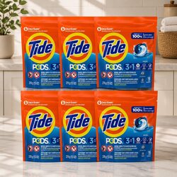 3 in 1 Original Laundry Pods 96 Pack Detergent Stain Remover Colour Protector