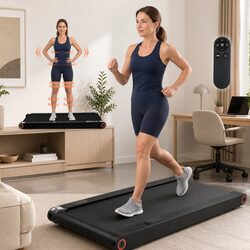 4-in-1 Vibration Walking Pad Treadmill Under Desk Home Gym Machine with App