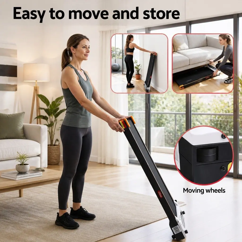 Treadmill Double Sided Running Foot Massage 380mm Belt Home Fitness Black