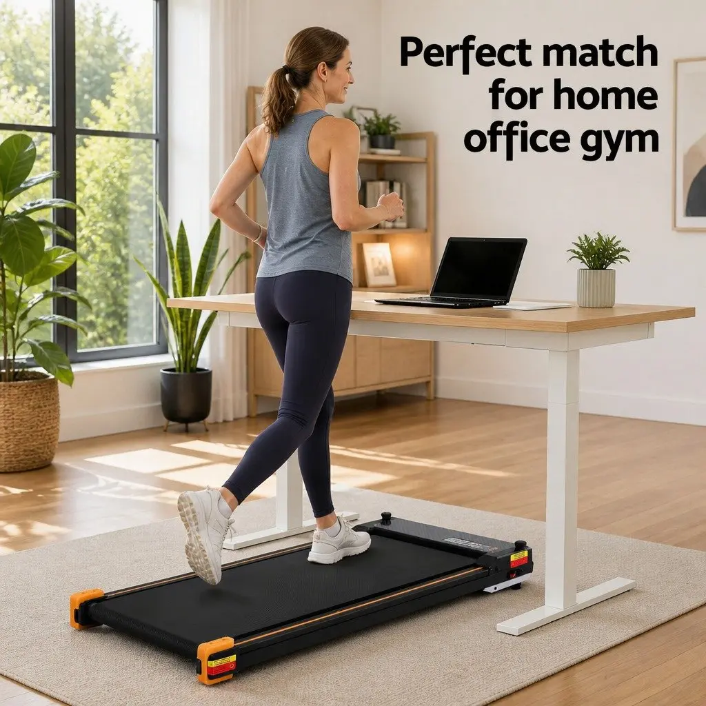 Treadmill Double Sided Running Foot Massage 380mm Belt Home Fitness Black