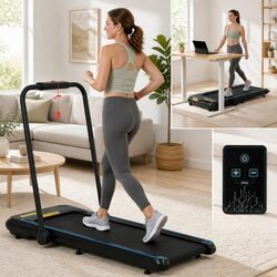 Electric Treadmill Walking Pad Under Desk Home Gym Fitness 420mm Belt Remote