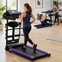 Electric Treadmill Home Gym Fitness Exercise Machine with Massage Bar 12