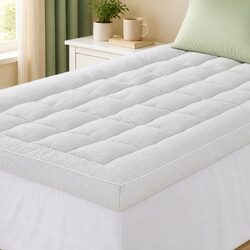 Pillowtop Mattress Topper 11cm Thick Bamboo Pad King Single Bed Cover Deep