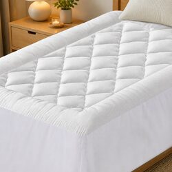 Pillowtop Mattress Topper 5cm Single Bed Bamboo Cooling Pad Washable Deep Pocket