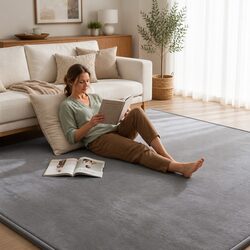 Tatami Floor Mat 200cm x 200cm Grey Futon Mattress Yoga Lounge Guest Bed Cushion